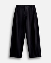 Pantalone wide fit in lino