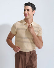Polo in filo micro traforata