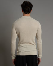 Polo a coste limited edition manica lunga