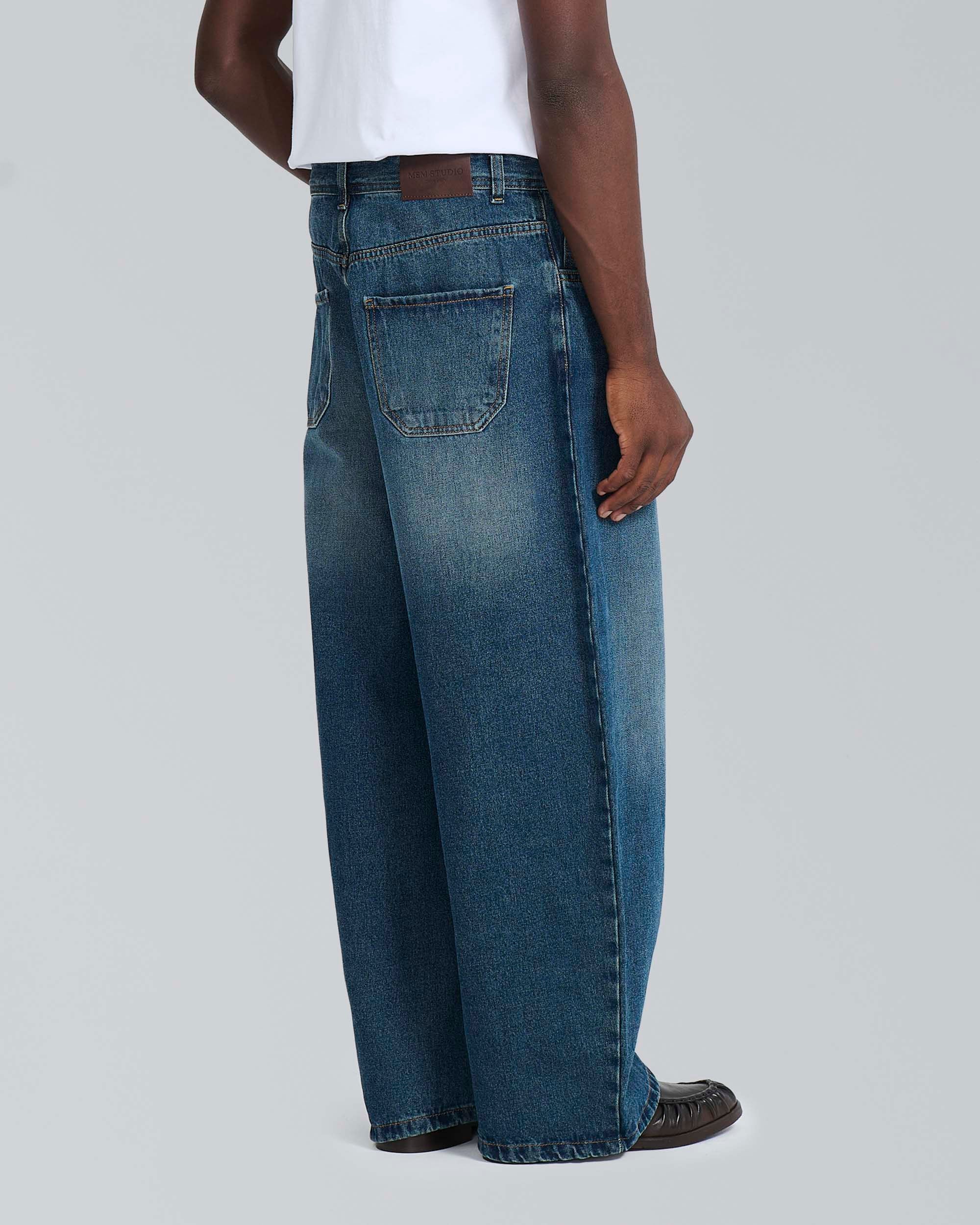 Jeans balloon fit used sabbiato