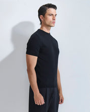 T-shirt a coste in filo