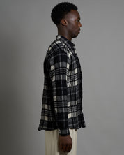 Camicia a quadri in fibra di cotone