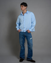 Jeans Flare Fit doppio stone