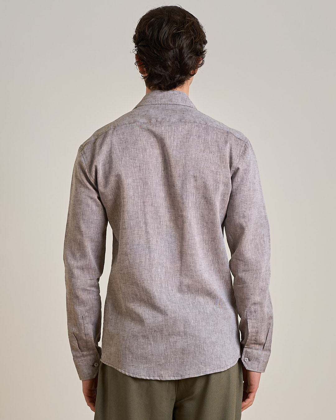 Camicia sartoriale in lino