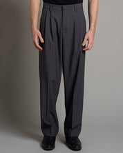Pantalone Wide Fit Gessato