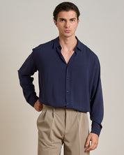 Camicia in Viscosa a tinta unita