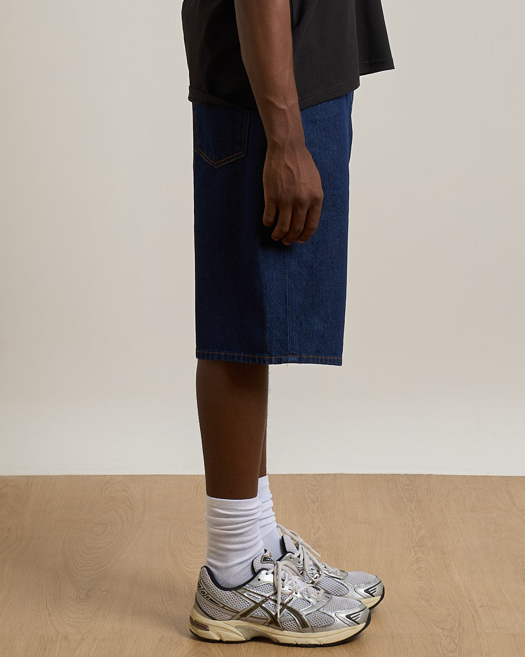 Bermuda Jeans Baggy Lavaggio zero