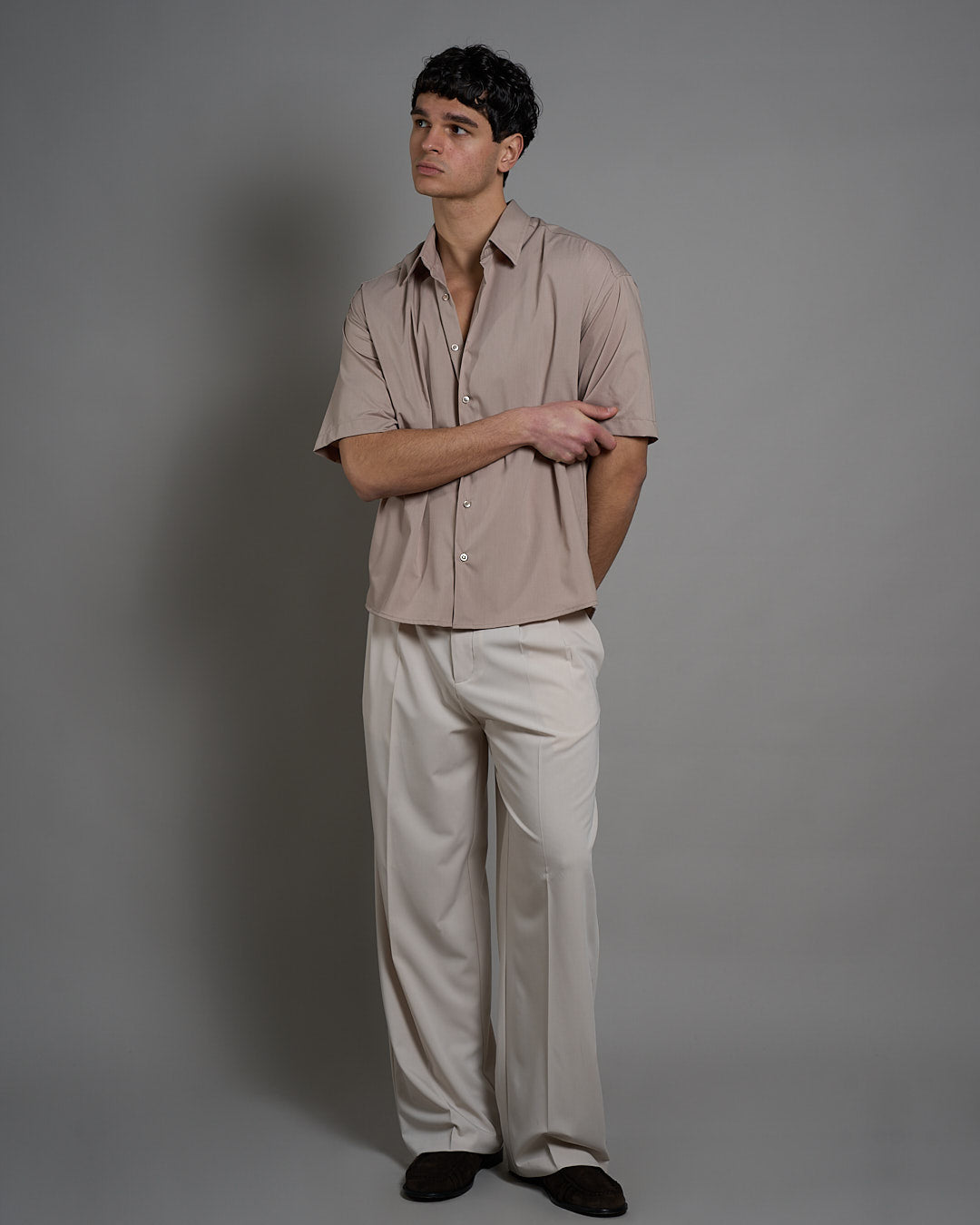 Camicia Over Tinta Unita