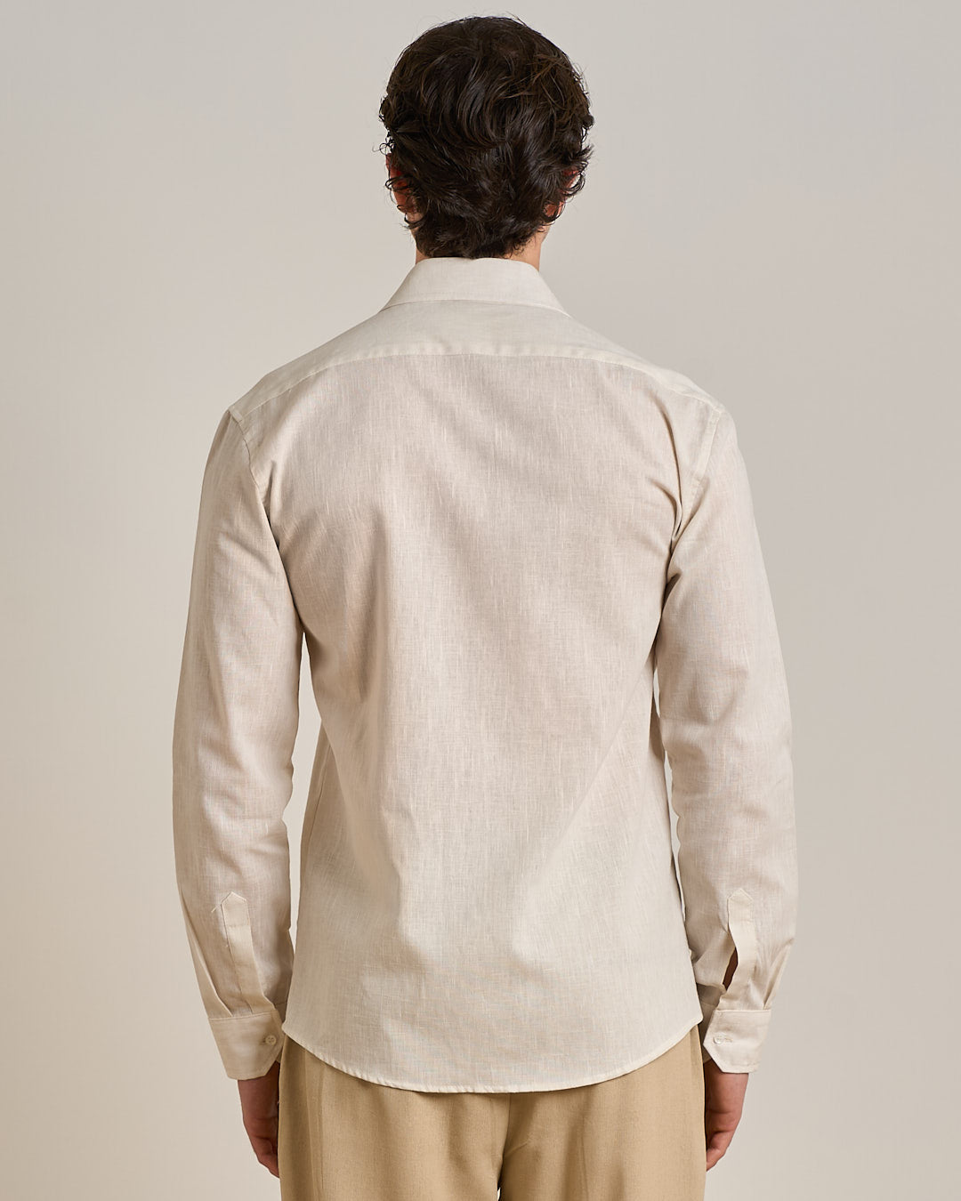 Camicia sartoriale in lino