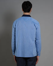 Camicia Rigata con colletto a contrasto Limited Edition