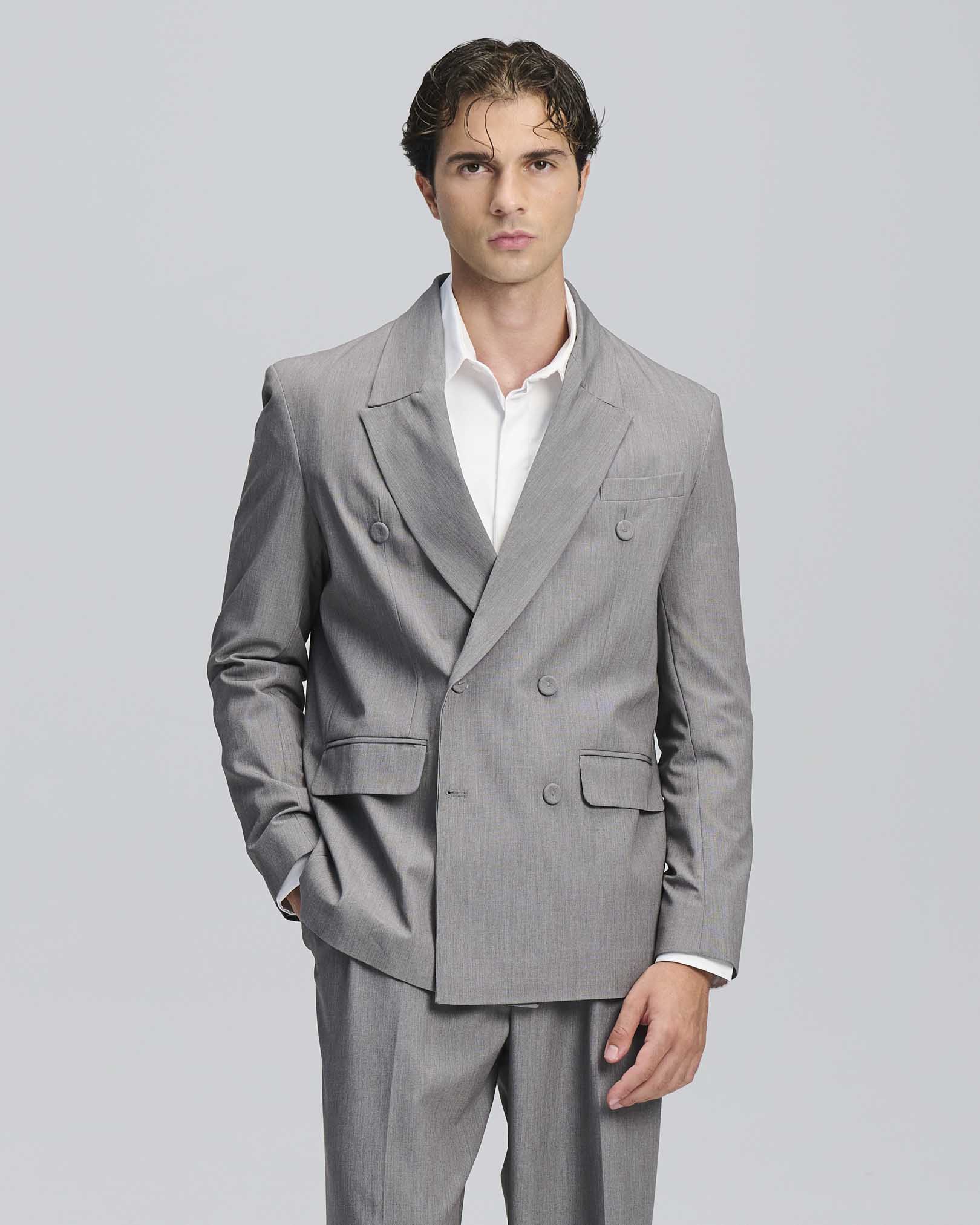 Abito Relax Fit Grigio