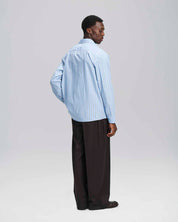 Camicia over a riga larga