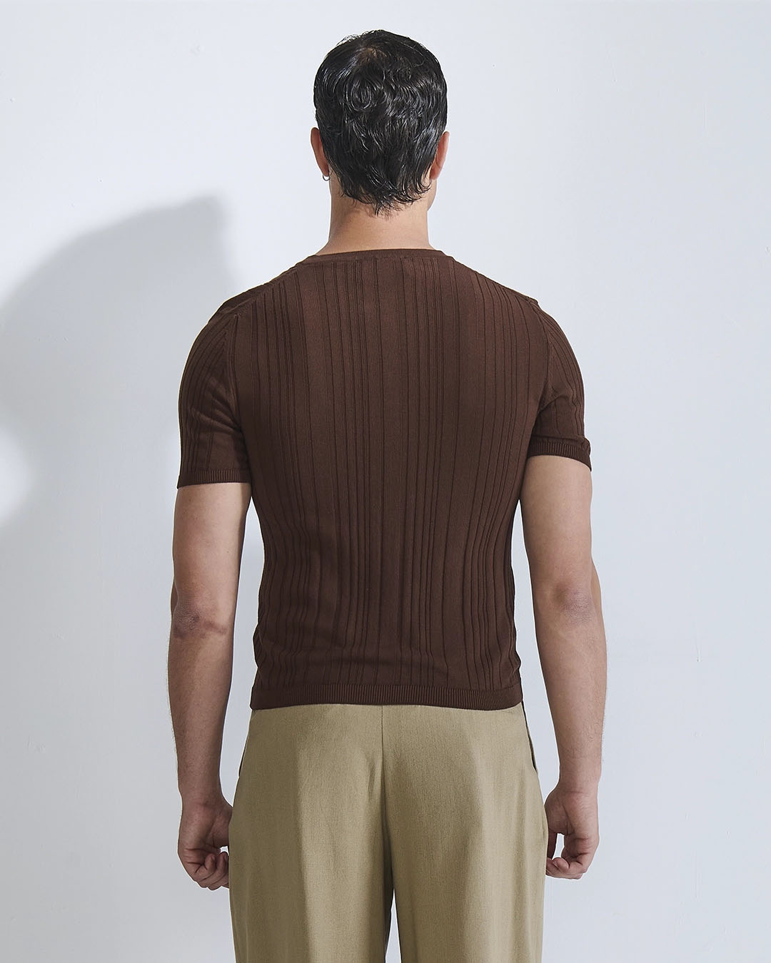T-Shirt Serafino in filo fluttuante Limited Edition