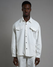 Camicia Giacca Con Rotture Oversize