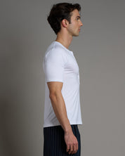 T-Shirt Serafino in viscosa
