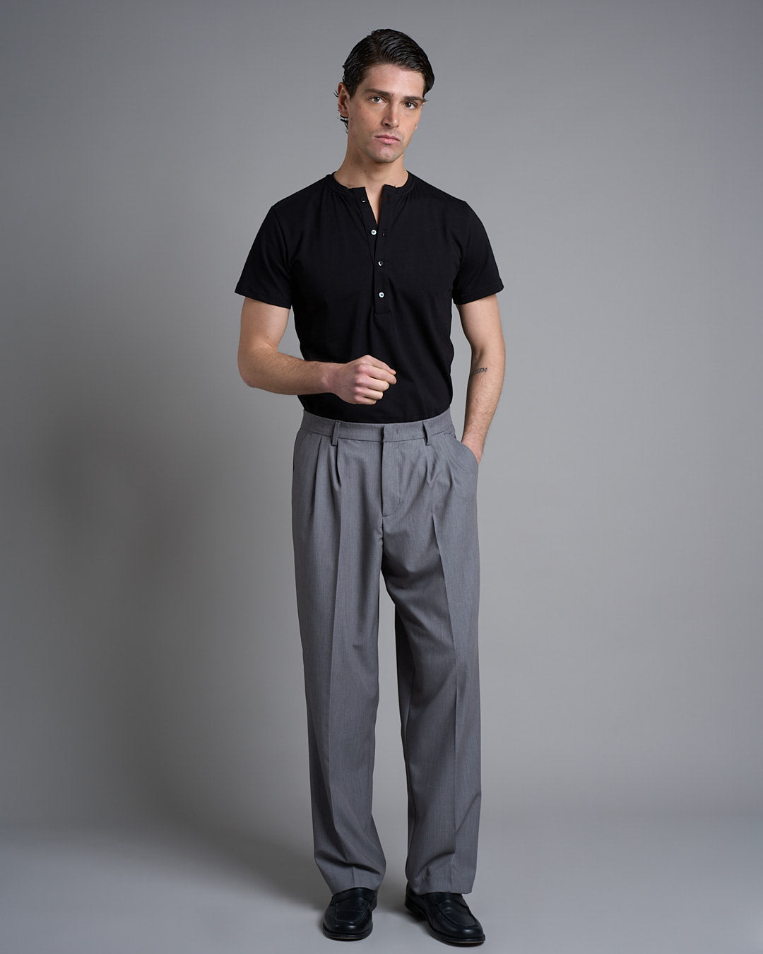 T-shirt Serafino Slim Fit
