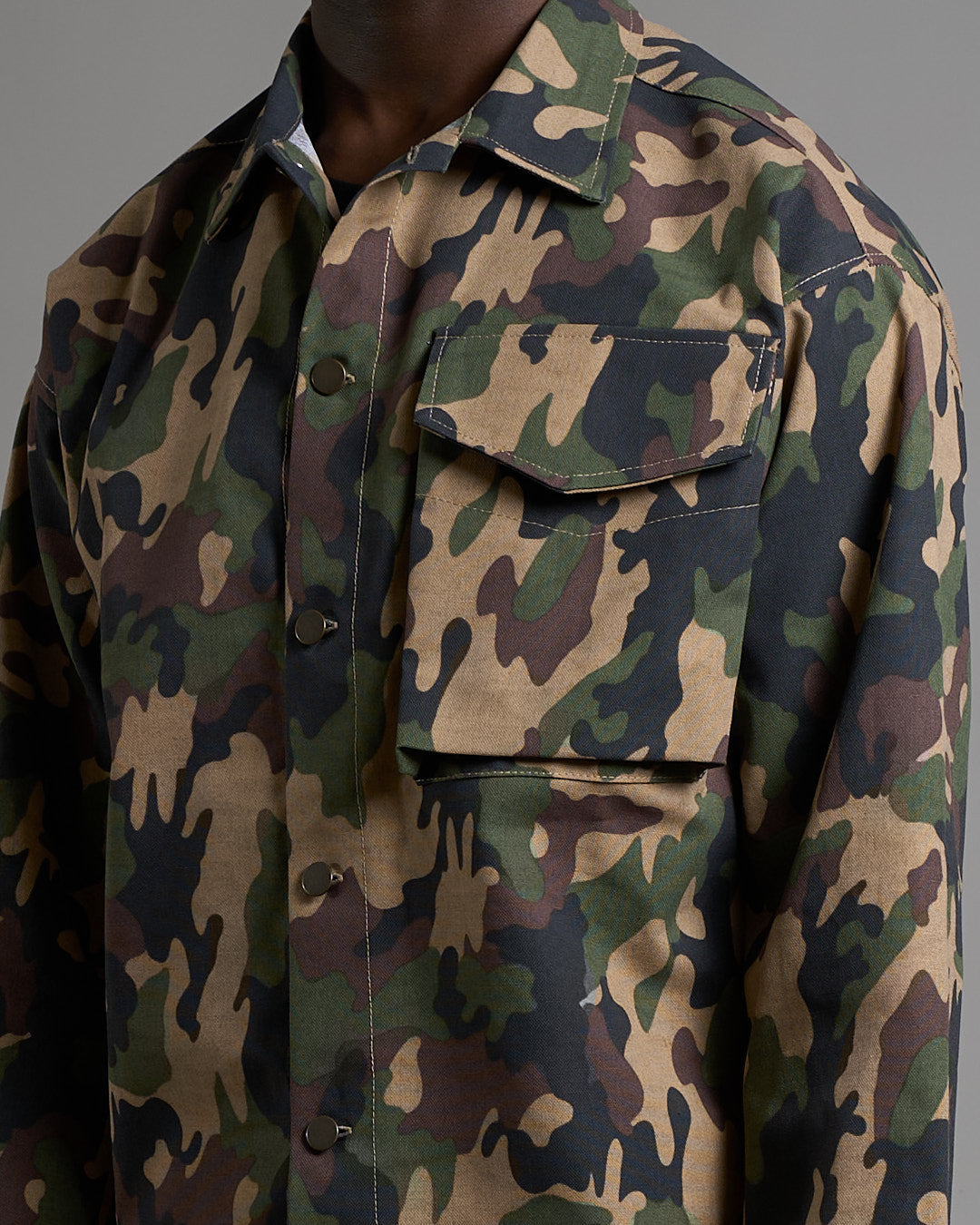 Giacca Cropped fit Camouflage
