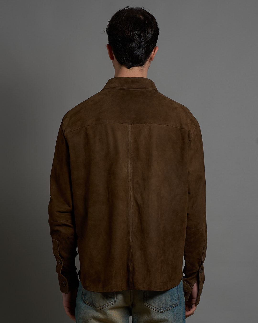 Giacca Camicia in camoscio