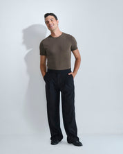 T-shirt girocollo in filo