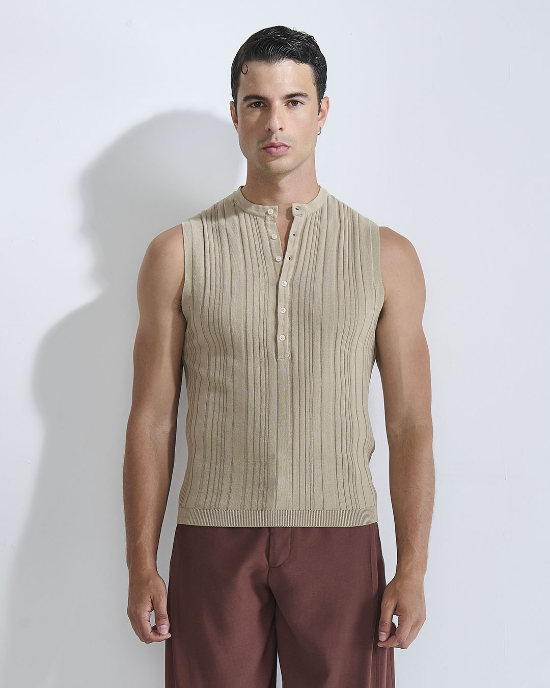 Gilet Serafino in filo fluttuante