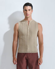 Gilet Serafino in filo fluttuante