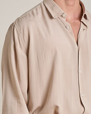 Camicia in Viscosa a tinta unita