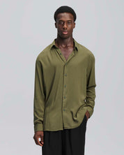 Camicia in Viscosa a tinta unita