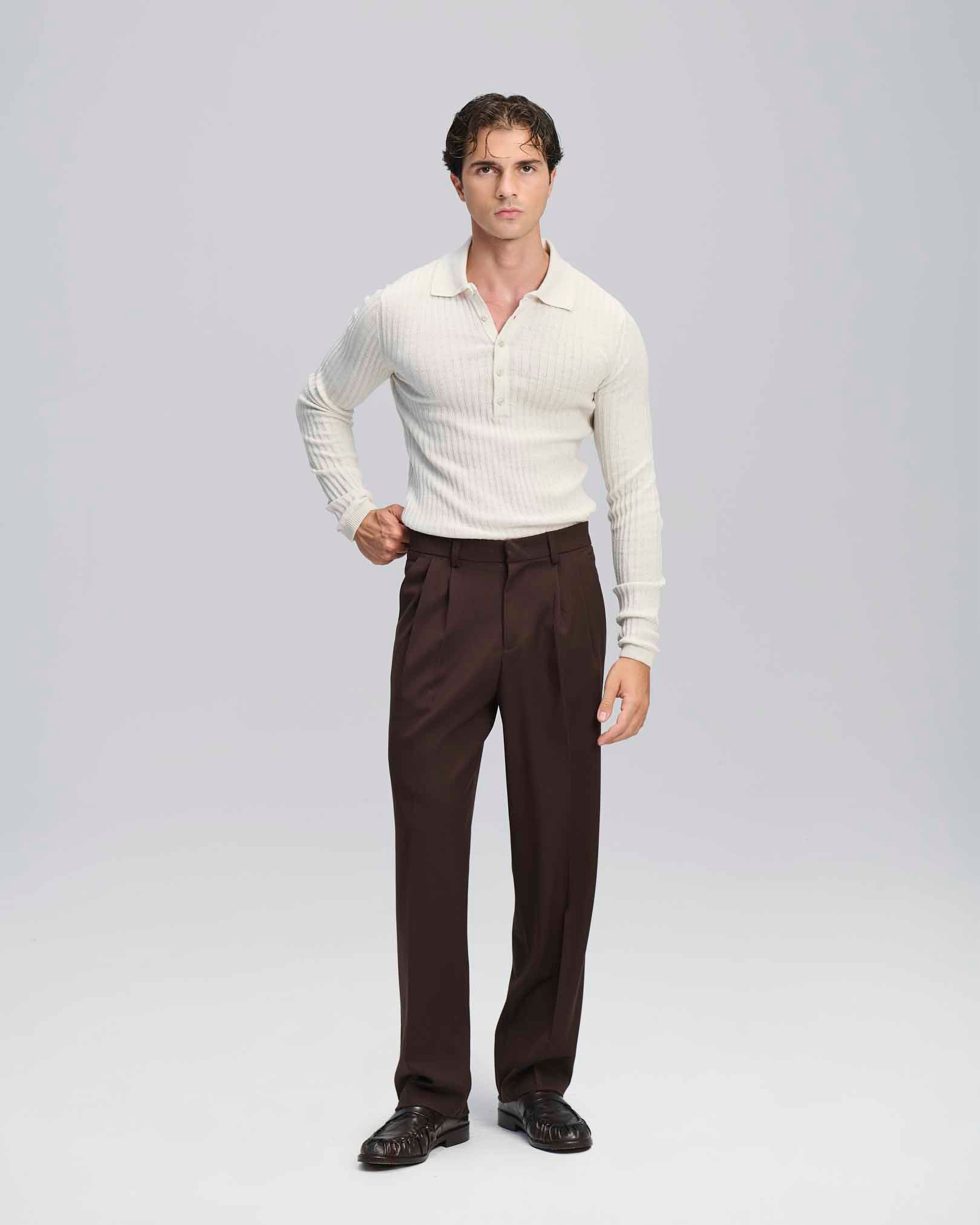Pantalone wide fit