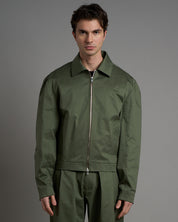 Giacca cropped fit in cotone