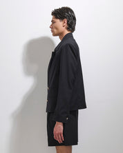 Giacca Cropped con bottone gioiello Limited Edition