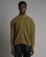Maglia in cotone con zip effetto old