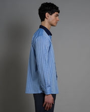 Camicia Rigata con colletto a contrasto Limited Edition