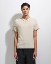 Polo classica in viscosa stretch