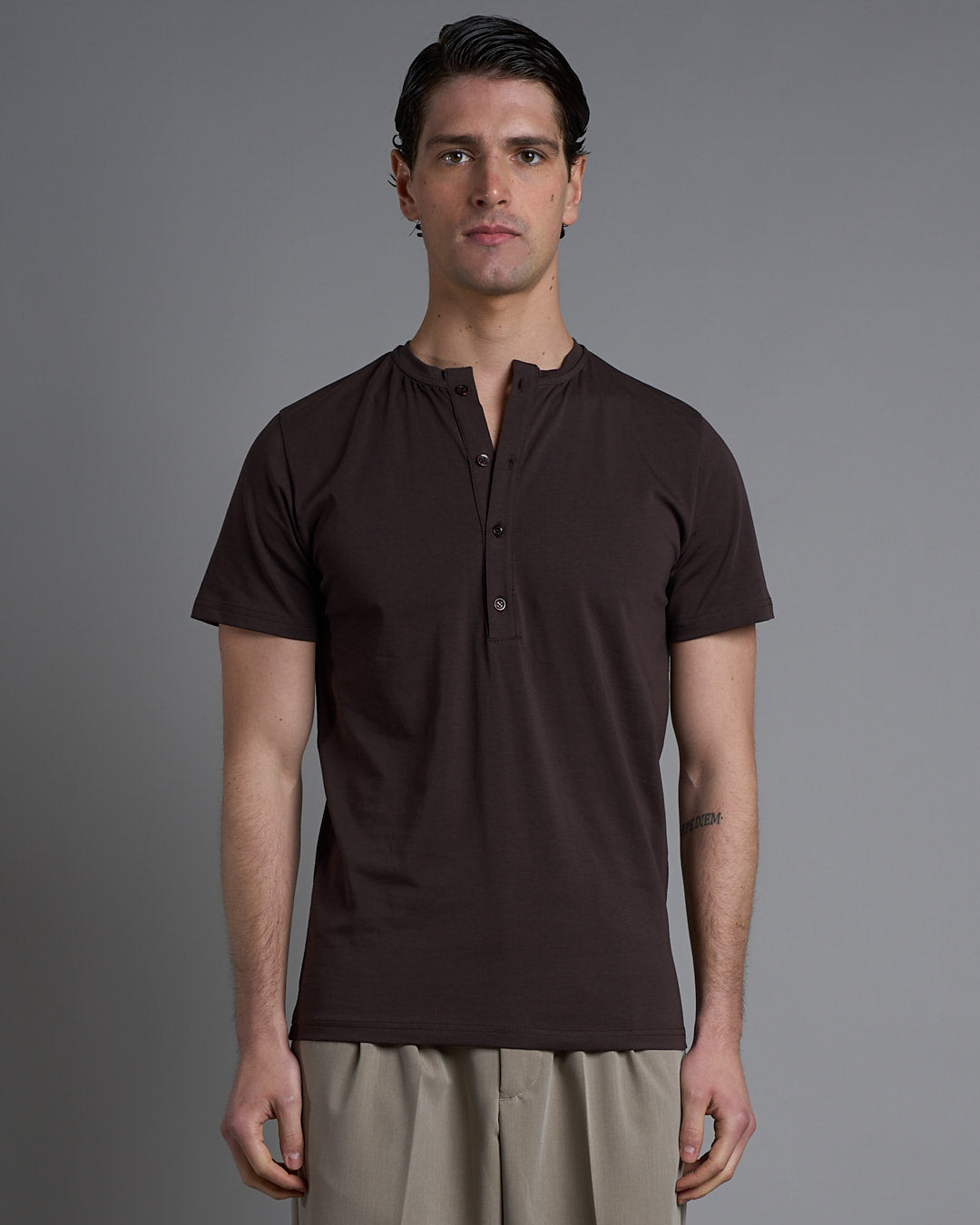 T-shirt Serafino Slim Fit