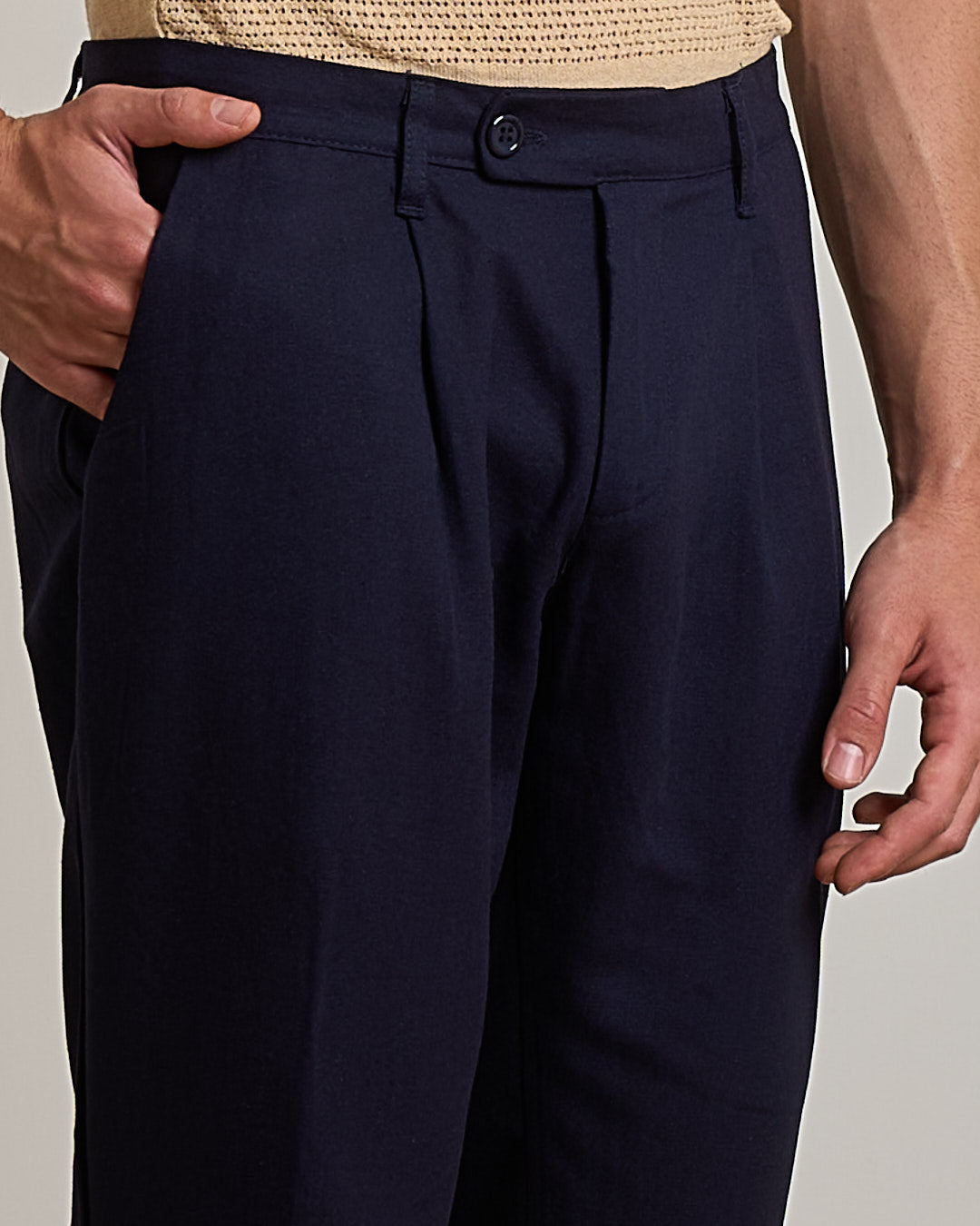 Pantalone Sartoriale In Lino