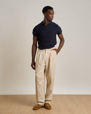 Pantalone Wide Fit In Lino