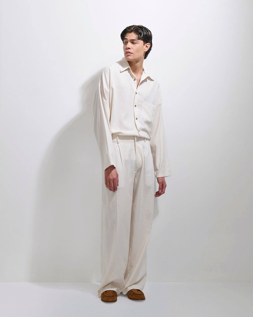 Pantalone da completo in lino limited edition