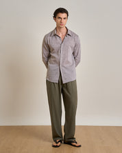 Camicia sartoriale in lino