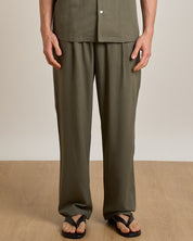 Pantalaccio jogger gamba larga in lino