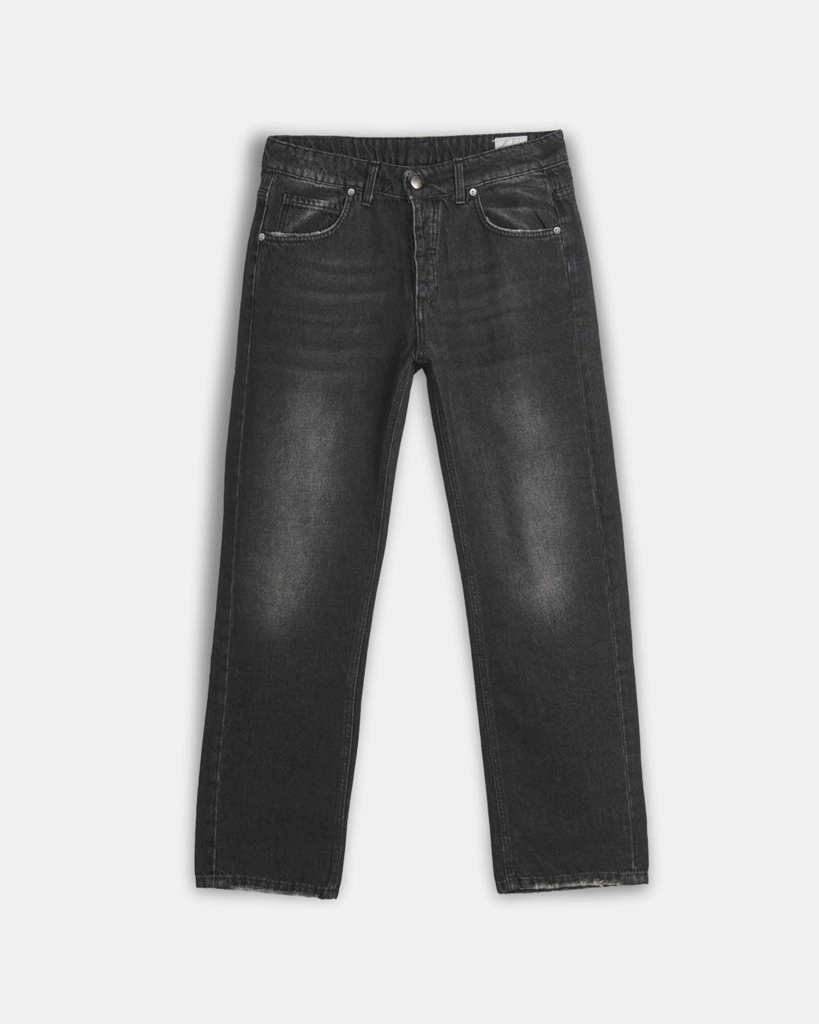 Jeans Straight Fit Stone Wash Sabbiato