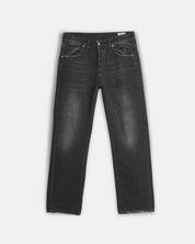 Jeans Straight Fit Stone Wash Sabbiato