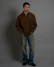 Giacca Camicia in camoscio