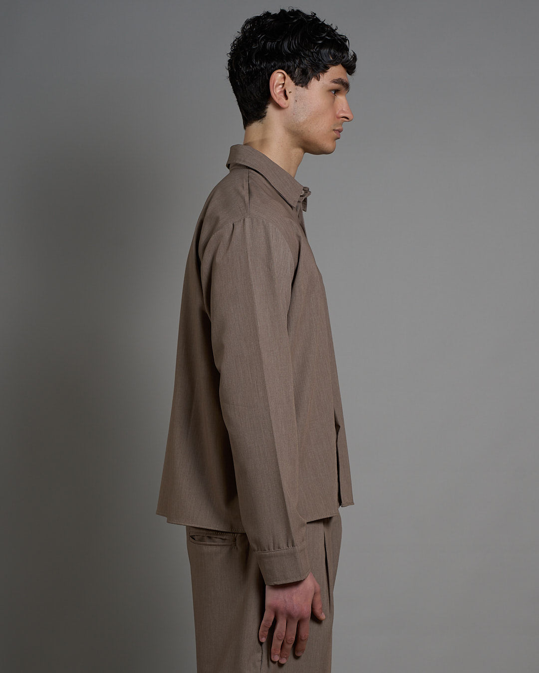 Camicia Cropped da coordinato