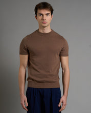 T-Shirt mezza manica in filo