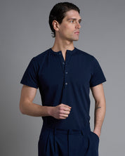 T-shirt Serafino Slim Fit