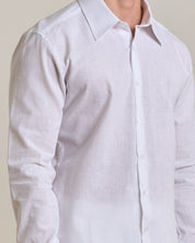 Camicia sartoriale in lino