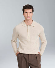 Polo in misto cashmere