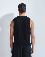 Canotta in maglia in cotone
