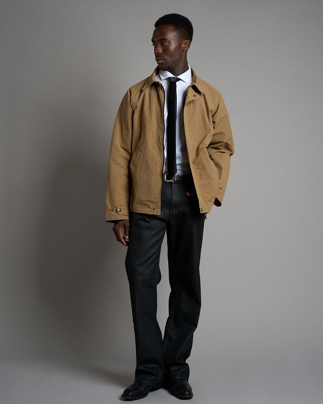 Giacca Trench in cotone Nylon