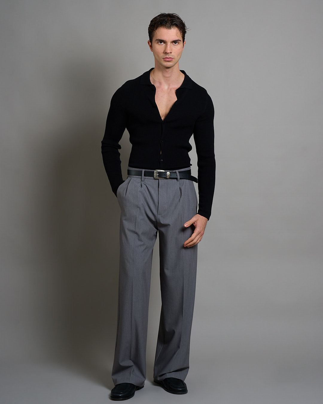 Cardigan a polo a coste limited edition